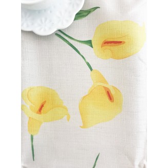 Τραπεζομάντηλο Αλέκιαστο 170x220 Silk Fashion 5611 Λευκό