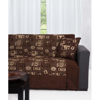 Μαξιλαροθήκη Διακοσμητική 45x45 Silk Fashion 912  Καφέ