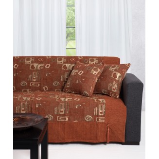 Μαξιλαροθήκη Διακοσμητική 45x45 Silk Fashion 912  Κεραμιδί