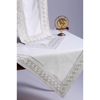 Τραπεζομάντηλο 180x300 Silk Fashion 17056 Γκρί