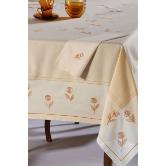 Τραπεζομάντηλο 140x180 Silk Fashion 623 Κίτρινο