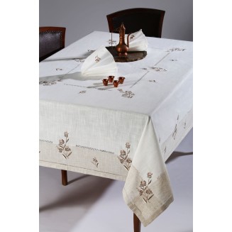 Τραπεζομάντηλο Φαγητού Με Πετσέτες 170x320 Silk Fashion 897