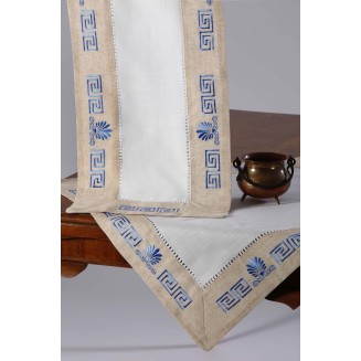 Καρέ 85x85 Silk Fashion WH19-010 Σιέλ