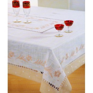 Τραπεζομάντηλο Χειροποίητο 160x350 Silk Fashion Χειρός 091-1