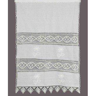 Κουρτίνα Με Τούνελ 160x160 Silk Fashion NT1-2 Λευκό