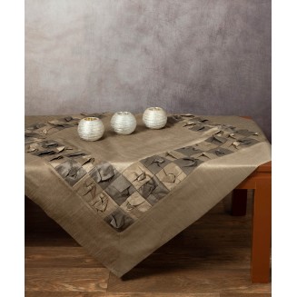 Καρέ 85x85 Silk Fashion 3918 Λαδί Δίχρωμο Καρέ 85x85 Silk Fashion 3918 Λαδί Δίχρωμο