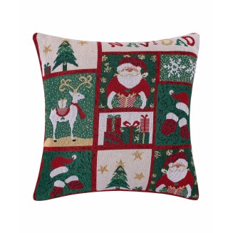 Χριστουγεννιατικες Μαξιλαροθηκες (45Cm X 45Cm) W351-126 Silk Fashion
