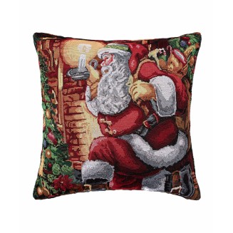 Χριστουγεννιατικες Μαξιλαροθηκες (45Cm X 45Cm) W351-130 Silk Fashion