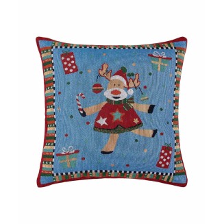 Χριστουγεννιατικη Μαξιλαροθηκη (45Cm X 45Cm) Xmaspillow7 Silk Fashion