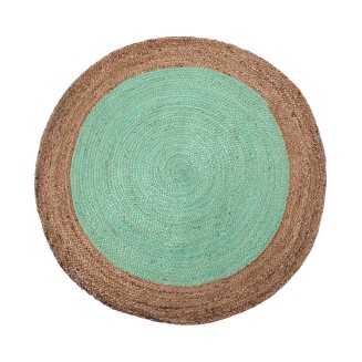 Χαλί Με Διάμετρο 150cm Silk Fashion Γιούτα 1702 Mint