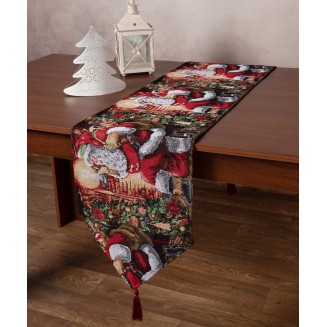 Χριστουγεννιάτικη Τραβέρσα Στόφα W351-130 (35Cm X 172Cm) Silk Fashion