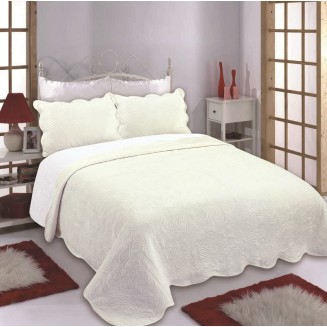 Κουβερλί Σετ Μονό 160x220 Silk Fashion Supersoft Nx 2212 Ivory