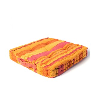 Μαξιλάρι Κάθισμα 45x45x8 Silk Fashion Kerala Κίτρινο