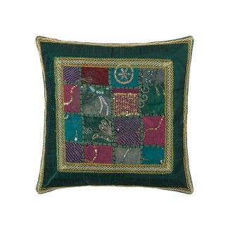 Μαξιλαροθήκη Antic Με Φάσα (45Cm X 45Cm) Πράσινο Silk Fashion