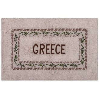 Πατάκι 50x80 Ελιά Silk Fashion Greece Καφέ