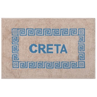 Πατάκι 40x60 Μαίανδρος Silk Fashion Κρήτη Σιέλ