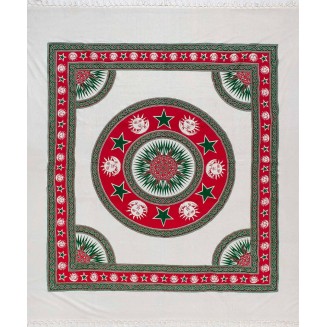 Πετσέτα Θαλάσσης Pestemal Διπλό Silk Fashion 220x240 10 Κόκκινο