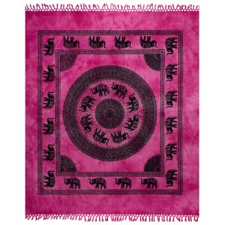 Πετσέτα Θαλάσσης Pestemal Διπλό Silk Fashion 220x240 17 Φούξια