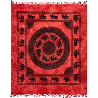 Πετσέτα Θαλάσσης Pestemal Διπλό Silk Fashion 220x240 18 Κόκκινο