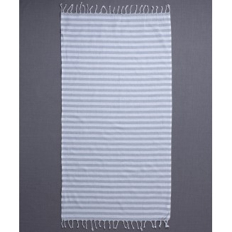 Πετσέτα Θαλάσσης Pestemal 90x180 Silk Fashion sf1750 Γκρί