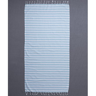 Πετσέτα Θαλάσσης Pestemal 90x180 Silk Fashion sf1750 Σιέλ