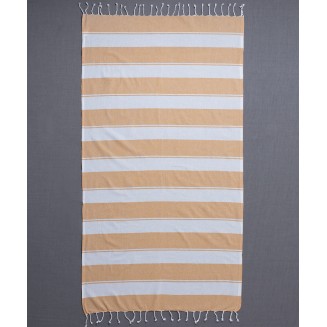 Πετσέτα Θαλάσσης Pestemal 90x180 Silk Fashion sf1752 Κίτρινο