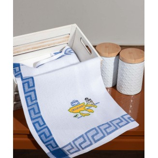 Σετ 12 Τεμ. Ποτηρόπανα 40x60 Silk Fashion Χαλκιδική