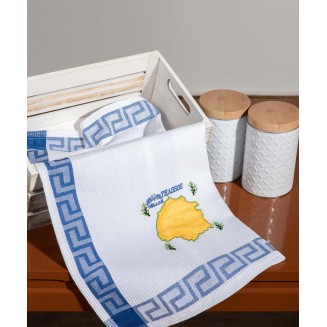 Σετ 12 Τεμ. Ποτηρόπανα 40x60 Silk Fashion Thasos