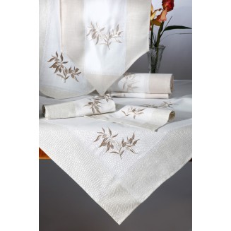Σετ Κέντημα 3 Τεμαχίων Silk Fashion Ν5 Ivory
