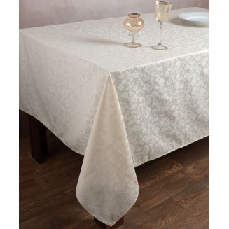 Τραπεζομάντηλο Ζακάρ 135x180 Silk Fashion 1010 Μπέζ