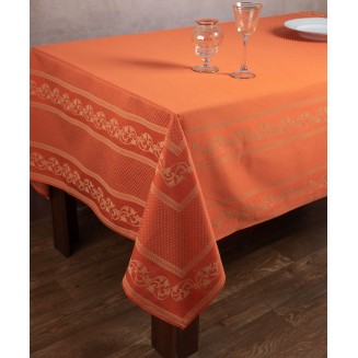 Τραπεζομάντηλο Ζακάρ 154x213 Silk Fashion 1385 Πορτοκαλί