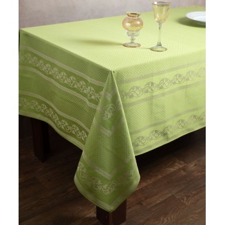 Τραπεζομάντηλο Ζακάρ 154x213 Silk Fashion 1385 Πράσινο