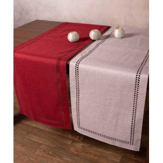 Τραβέρσα 45x170 Silk Fashion Bg18 Αμέθυστος-Κόκκινο