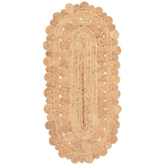 Χαλί Γιούτα 70cm x 160cm Silk Fashion 1757  Natural