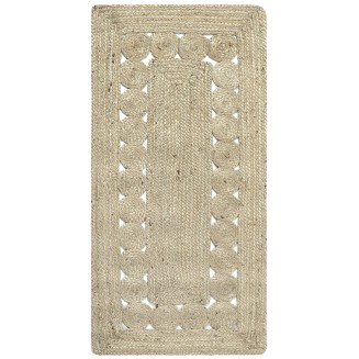 Πατάκι 60x130 Silk Fashion Γιούτα 1761 Light Grey