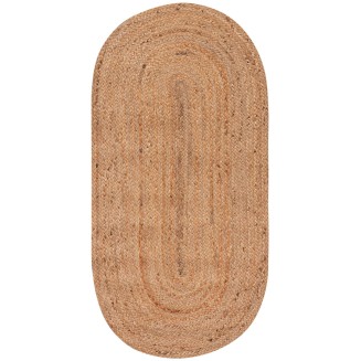Χαλί Γιούτα 60cm x 130cm Silk Fashion 1771  Natural