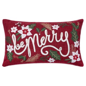Χριστουγεννιάτικη Μαξιλαροθήκη Hp52510X (35Cm X 60Cm) Κόκκινη Silk Fashion