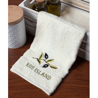Δωδεκάδα Πετσέτες Χεριών 30x50 Silk Fashion  Ivory Με Κλαδί Κως