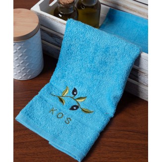 Δωδεκάδα Πετσέτες Χεριών 30x50 Silk Fashion  Μπλέ Με Κλαδί Κως