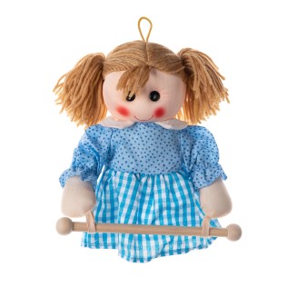 Κούκλα Κρεμαστράκι 25x15 Silk Fashion Rail Σιέλ Κούκλα Κρεμαστράκι 25x15 Silk Fashion Rail Σιέλ