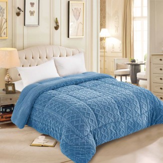 Κουβερτοπάπλωμα Knitted (220Cm X 240Cm) Ραφ Silk Fashion