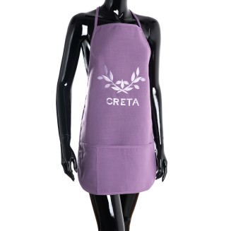 Ολόσωμη ποδιά BG23a  50x70 Silk Fashion  Μώβ Creta