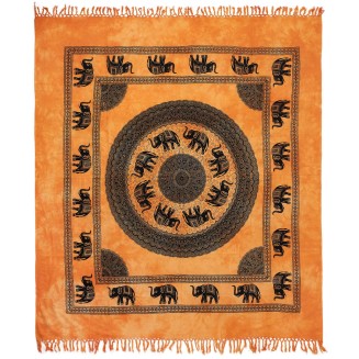 Πετσέτα Θαλάσσης 220x240 Silk Fashion Pestemal διπλό 19Πορτοκαλί