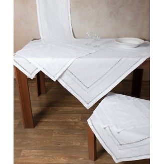 Σετ Κέντημα 7 Τεμαχίων Silk Fashion 601 Λευκό