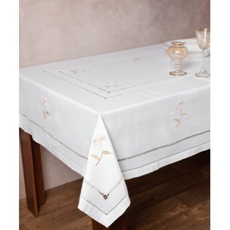 Τραπεζομάντηλο 140x180 Silk Fashion MD0698 Ivory