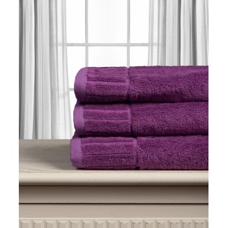 Βαμβακερή Πετσέτα Μελωδια 600Gsm (40Cm X 60Cm) Purple Silk Fashion