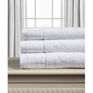 Βαμβακερή Πετσέτα Μελωδια 600Gsm (40Cm X 60Cm) White Silk Fashion