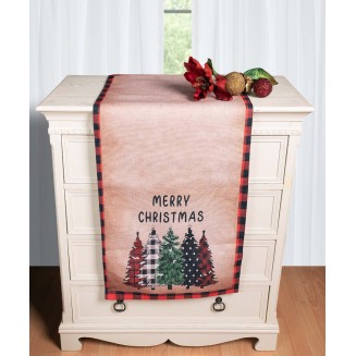 Χριστουγεννιάτικη Τραβέρσα Με Στάμπα (45Cm X 170Cm) Ks2025-13 Silk Fashion