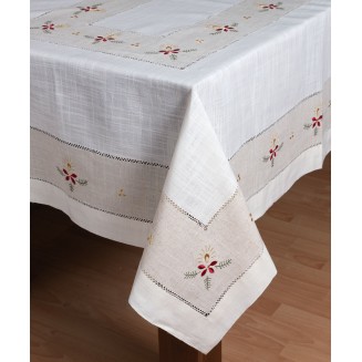 Χριστουγεννιάτικο Τραπεζομάντηλο (170Cm X 170Cm) 5308 Silk Fashion