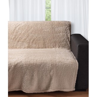 Ριχτάρι Διακοσμητικό Fleece Πολυθρόνας 150x200 Silk Fashion 032A Beige